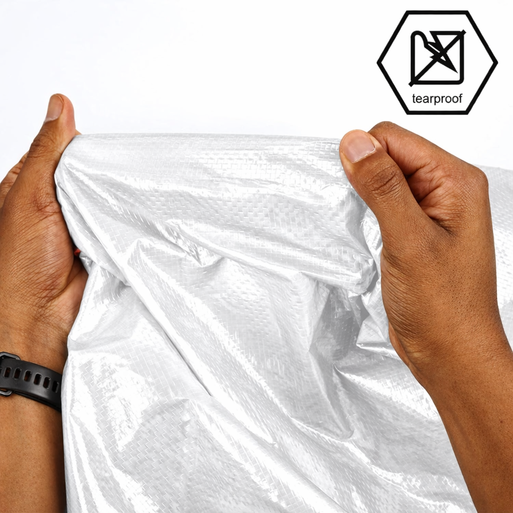 Hammerstone White Heavy Duty Poly Tarp - 9x12 ft (160 GSM), Case of 20