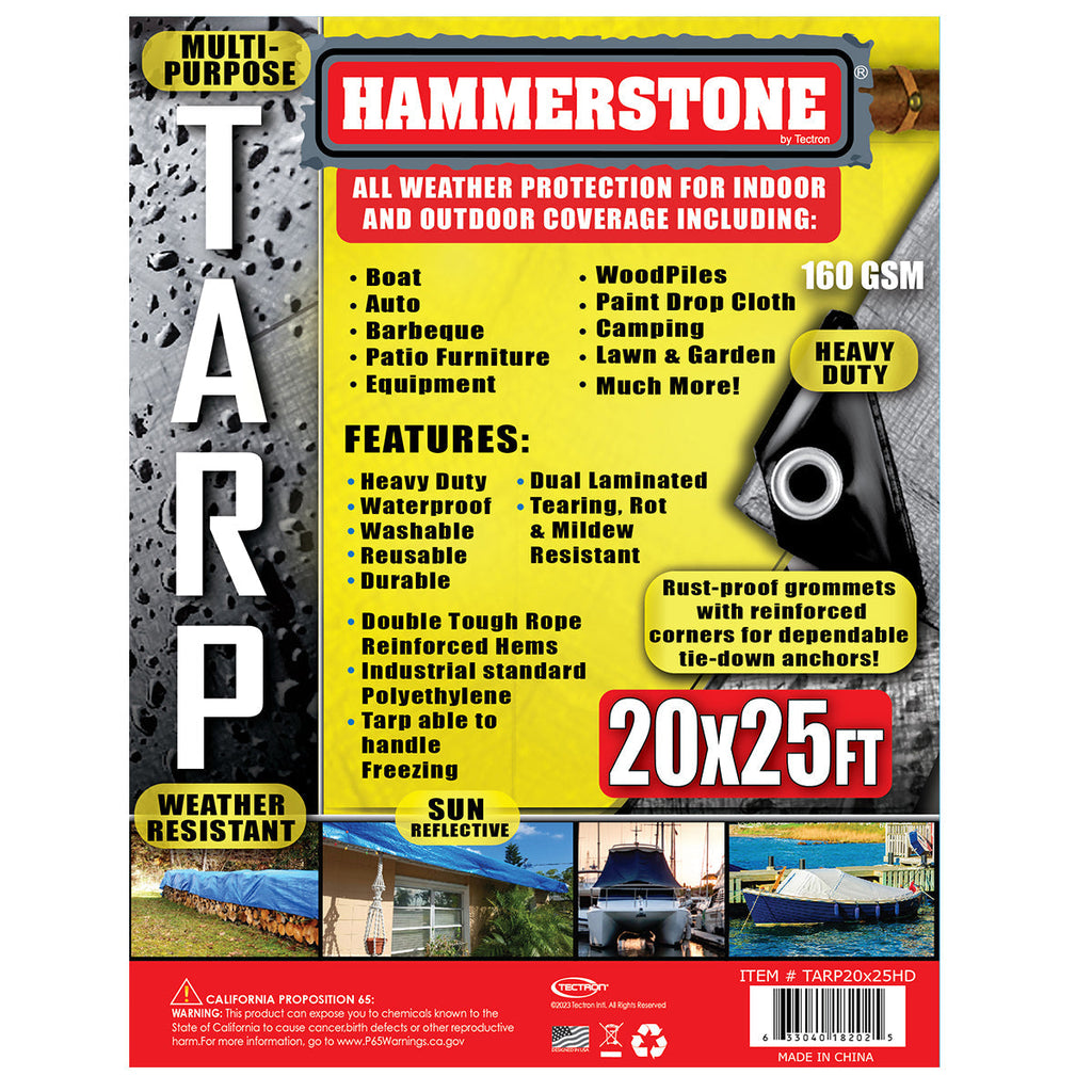Silver heavy duty tarp 20x25 160 GSM polyethylene tarp
