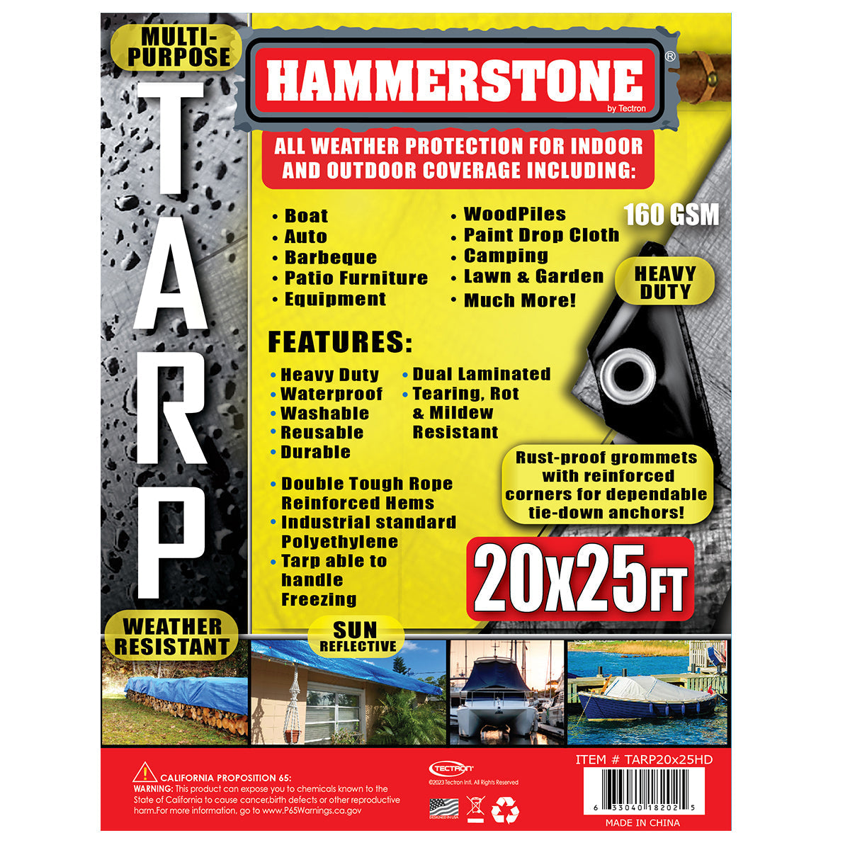 Silver heavy duty tarp 20x25 160 GSM polyethylene tarp
