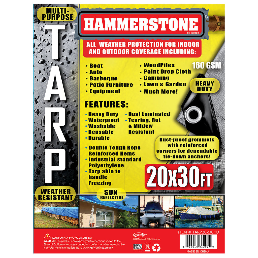 Silver heavy duty tarp 20x30 160 GSM polyethylene tarp
